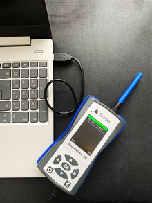 LTE+ Signalscanner über USB mit PC verbinden Signalscanner über USB mit PC verbinden